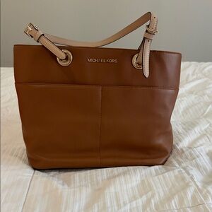 Michael Kors Tan Leather Shoulder Bag
